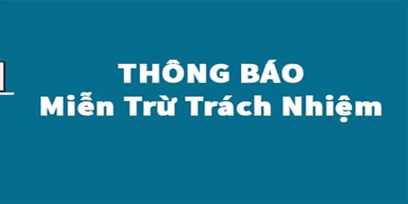 Miễn trừ trách nhiệm cho cược thủ